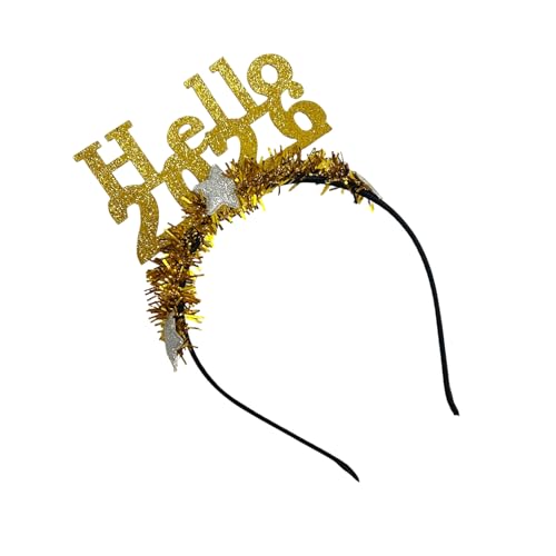 Qsvbeeqj Weihnachten Glitzer Kopfbänder Hello 2026 Star Decors Hairhoop Unisex Kopfbedeckung für Neujahr Ereignis Countdown Veranstaltung Treffen Festival Haarschmuck für Silvester Qsvbeeqj Weihnachten Glitzer Kopfbänder Hello 2026 Star Decors Hairhoop Unisex Kopfbedeckung für Neujahr Ereignis Countdown Veranstaltung Treffen Festival Haarschmuck für Silvester von Qsvbeeqj