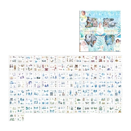 Saisonaler Haustieraufkleber Ästhetischer Aufkleber Wasserbeständig Für Scrapbooking Notebook Journal Wasserflasche Telefon Hülle Gitarre Abnehmbare Handgefertigte Scrapbooking Aufkleber von Qsvbeeqj