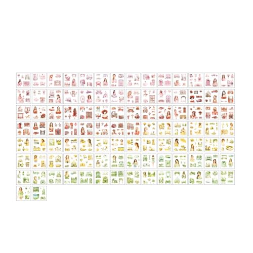 Saisonaler Haustieraufkleber Ästhetischer Aufkleber Wasserbeständig Für Scrapbooking Notebook Journal Wasserflasche Telefon Hülle Gitarre Abnehmbare Handgefertigte Scrapbooking Aufkleber von Qsvbeeqj