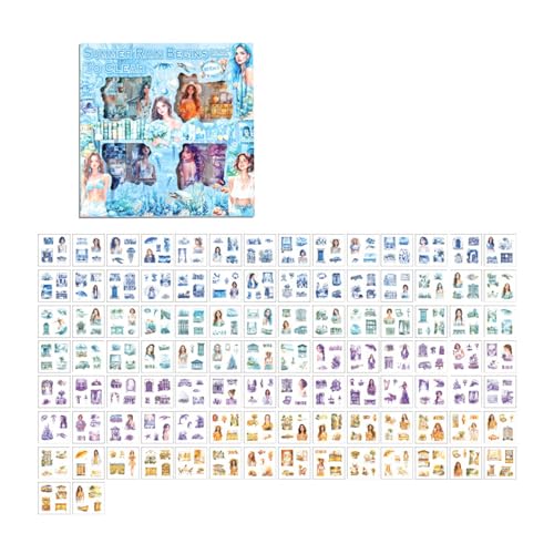 Saisonaler Haustieraufkleber Ästhetischer Aufkleber Wasserbeständig Für Scrapbooking Notebook Journal Wasserflasche Telefon Hülle Gitarre Abnehmbare Handgefertigte Scrapbooking Aufkleber von Qsvbeeqj