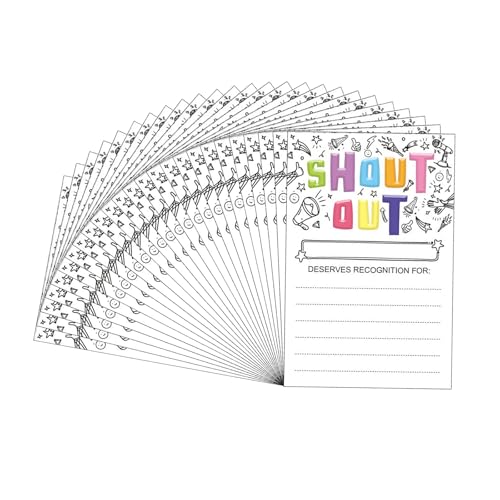 Schulbekanntheit Belohnungskarten 25 Zählungen 4x6inch Für Student Teachers Mitarbeiter Office Bulletin Board Notizen Board Lehrer Belohnungskarten von Qsvbeeqj