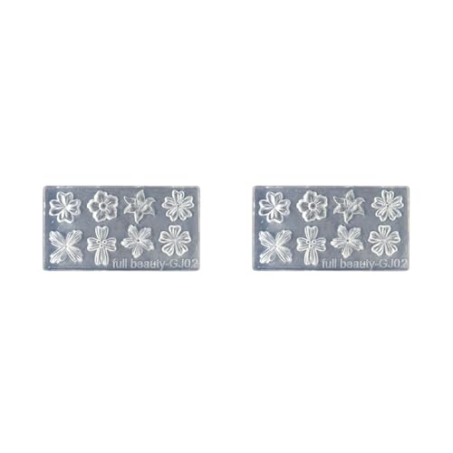 Silikon-Nagelkunst-Dekorationen, Nagelkunst-Werkzeuge, Blumen-Epoxidharz-Form für Ohrringe, Anhänger, Schmuckherstellung, Blumen-Harz-Formen von Qsvbeeqj