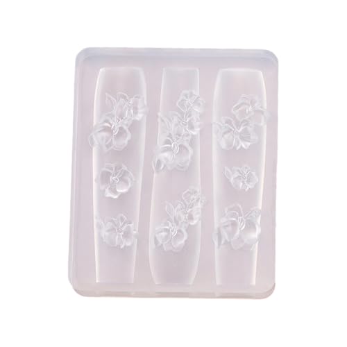 Silikonform für Fingernägel, Blume, Rose, Schleifen, Epoxidharz, für Ohrringe und Schmuck Silikonform für Fingernägel, Blume, Rose, Schleifen, Epoxidharz, für Ohrringe und Schmuck von Qsvbeeqj