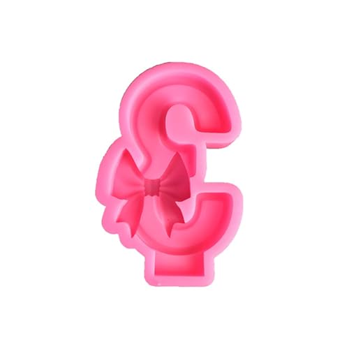 Silikonform mit Schleife, Schleife, Zahlen, Kunst, Handwerk, Handarbeit, Backformen, Seife, Schokolade, Dekor Silikonform mit Schleife, Schleife, Zahlen, Kunst, Handwerk, Handarbeit, Backformen, Seife, Schokolade, Dekor von Qsvbeeqj
