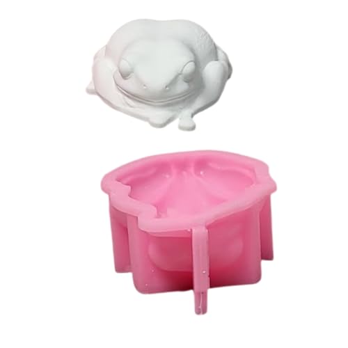 Silikonformen für Tiere, handgefertigte Ornamente, schöne Frösche, Baum, Epoxidharz, Gips, Silikon, Baum, Frösche, Gips, Ornamente von Qsvbeeqj