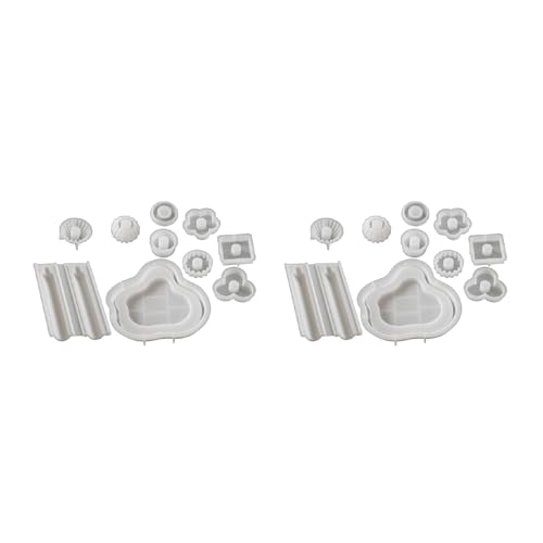 Stapelbare Silikonformen für Säulen, Seife, Schokolade, stapelbar, Silikon mit Harzschale, 10 Stück Stapelbare Silikonformen für Säulen, Seife, Schokolade, stapelbar, Silikon mit Harzschale, 10 Stück von Qsvbeeqj