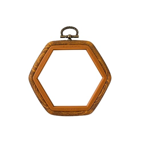 Stickrahmen aus Holz, sechseckig, zum Basteln Stickrahmen aus Holz, sechseckig, zum Basteln von Qsvbeeqj