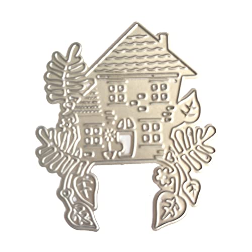 Straw House Metall-Stanzformen für Bastelarbeiten, Karbonstahl, Prägeschablone, Scrapbooking, für Karten, Stanzformen, Metallstanzformen für Kartenherstellung von Qsvbeeqj