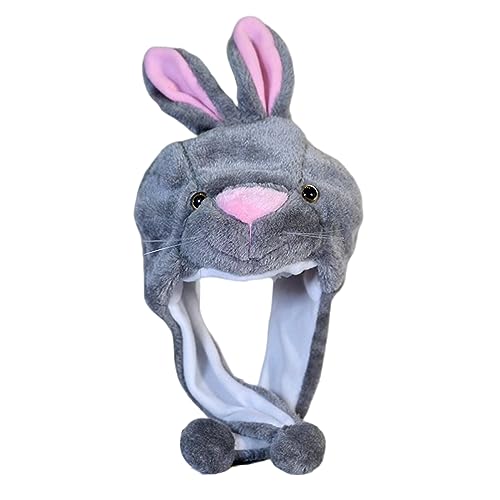Tier Ohrlappen Kinder Tierhüte für Partyhut Treppe Drama Requisiten für Kinder Ski mit Kapuze, D, one Size Tier Ohrlappen Kinder Tierhüte für Partyhut Treppe Drama Requisiten für Kinder Ski mit Kapuze, D, one Size von Qsvbeeqj