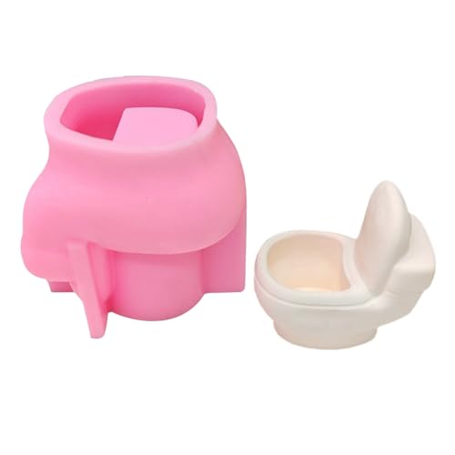 Toilettenblüten Töpfe Silikonform Toilettenform Duft Kerzenform Formen Harzform Gips Formen Sukkulente Pflanzenformen von Qsvbeeqj