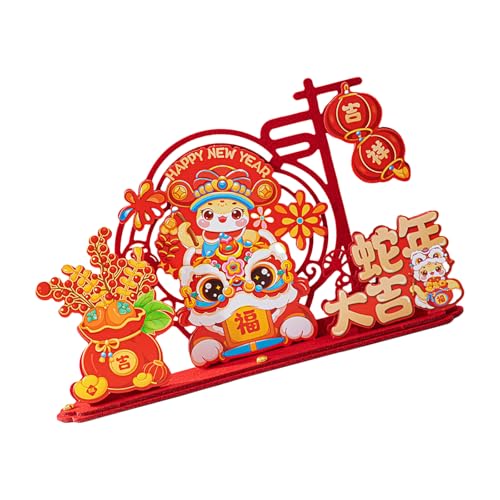 Traditionelle chinesische Schlange Schreibtischdekoration, handgefertigt, Tischdekoration für Wohnzimmer, Frühlingsfest Traditionelle chinesische Schlange Schreibtischdekoration, handgefertigt, Tischdekoration für Wohnzimmer, Frühlingsfest von Qsvbeeqj