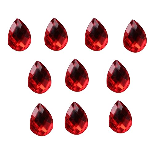 Tropfenförmige Kristallperlen, Juwelen, Verzierungen, Krone, Kopfschmuck, Zubehör, beschichtete Rückseite, facettierte Perlen, Schmuckherstellung, natürliche Kristallsteine von Qsvbeeqj