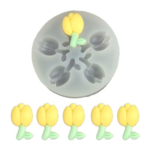 Ungiftiges Silikonhandwerk Mit Rose Tulpen Frangipani Knospen Für Harzschmuck Und Handwerk Decors Sturdy Harzguss Blumenformen von Qsvbeeqj