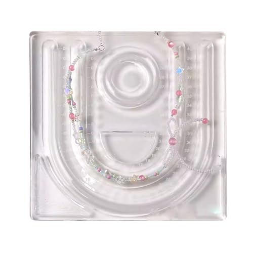 Vielseitige Acryl Schmuck Perlenmattenschale Mit Mehreren Grooves Und Lagerabschnitten Professionelle Perlenplattform Professionelle Perlenplattform von Qsvbeeqj