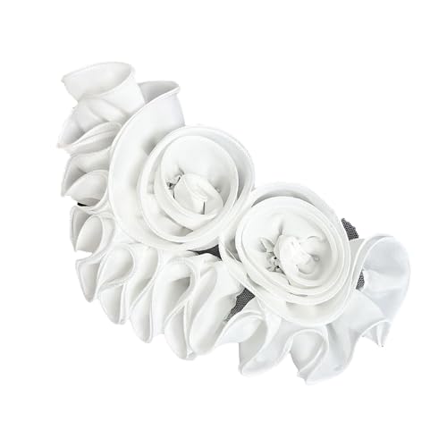 Vielseitiger Stoffaufnäher mit Rüschen, stilvolle Rüschenränder, Hochzeitstuchapplikationen für den täglichen Gebrauch Vielseitiger Stoffaufnäher mit Rüschen, stilvolle Rüschenränder, Hochzeitstuchapplikationen für den täglichen Gebrauch von Qsvbeeqj