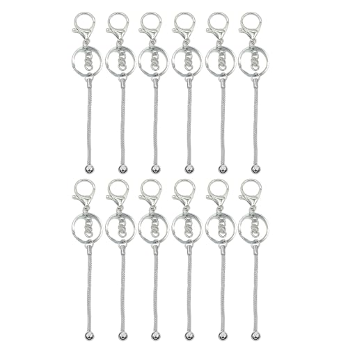 Vielseitiges 12-teiliges Schmuckset aus versilbertem Metall, Ohrringe und Halskette mit Anhängerstange und Augennadel Vielseitiges 12-teiliges Schmuckset aus versilbertem Metall, Ohrringe und Halskette mit Anhängerstange und Augennadel von Qsvbeeqj