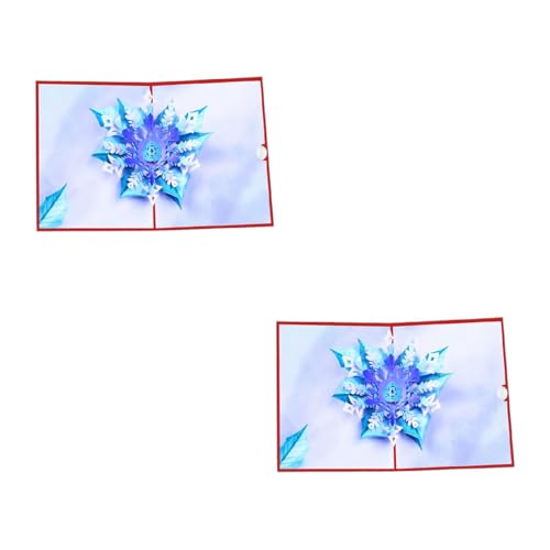 Weihnachtskarte mit Schneeflocken-Wunderland, entzückendes Design, ideal zum Verschenken und Feiern von Festen, Weihnachtskarte Weihnachtskarte mit Schneeflocken-Wunderland, entzückendes Design, ideal zum Verschenken und Feiern von Festen, Weihnachtskarte von Qsvbeeqj