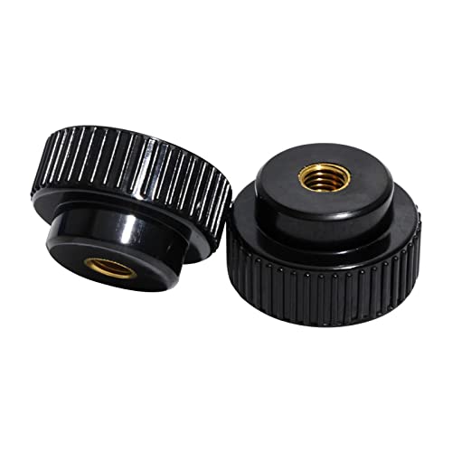 QtthZZr Rändelschraube Rändelgriff Bakelit Muttern anziehen Klemme Schwarz Mechanische Rändelmutter Griffknöpfe QtthZZr Rändelschraube Rändelgriff Bakelit Muttern anziehen Klemme Schwarz Mechanische Rändelmutter Griffknöpfe von QtthZZr