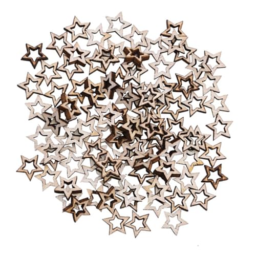 100 Stück Holzsterne Deko, 10 mm Holzsterne zum Basteln, Streudeko Holz Sterne Holzsterne Rahmen, Deko Sterne Holz für Weihnachten Hochzeit Party DIY Handwerk Tisch 100 Stück Holzsterne Deko, 10 mm Holzsterne zum Basteln, Streudeko Holz Sterne Holzsterne Rahmen, Deko Sterne Holz für Weihnachten Hochzeit Party DIY Handwerk Tisch von QttvbTna