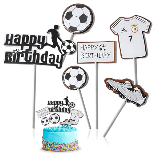 6 StüCk FußBall Tortendeko, FußBall Schuhe Trikots, Sport FußBall Thema Geburtstag Party Soccer Kuchen Deko 6 StüCk FußBall Tortendeko, FußBall Schuhe Trikots, Sport FußBall Thema Geburtstag Party Soccer Kuchen Deko von QttvbTna