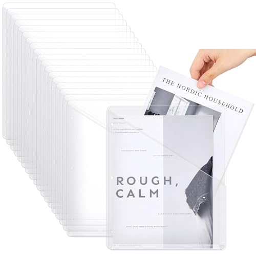 30 Stück 3-Loch-Ordner, 3-Ringordner, Kunststoffhüllen, transparent, Poly, durchsichtig, Aktenumschlag 30 Stück 3-Loch-Ordner, 3-Ringordner, Kunststoffhüllen, transparent, Poly, durchsichtig, Aktenumschlag von QuZCarious