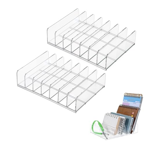 Acryl-Briefhalter, Acryl-Aktenordner, Schreibtisch-Organizer, 7 Fächer, Acryl, transparenter Schreibtisch-Organizer, Aktenhalter, Acryl-Buchstaben-Organizer für Büro, Zuhause, Schule, 2 Stück Acryl-Briefhalter, Acryl-Aktenordner, Schreibtisch-Organizer, 7 Fächer, Acryl, transparenter Schreibtisch-Organizer, Aktenhalter, Acryl-Buchstaben-Organizer für Büro, Zuhause, Schule, 2 Stück von QuZCarious
