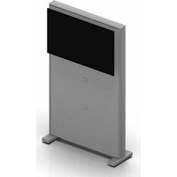 Quadrifoglio Trennwand Box Screen, grau 101,5 x 178,5 cm von Quadrifoglio