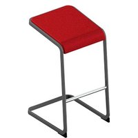 Quadrifoglio Hocker C-STOOL OCSTOA01/2IZX rot von Quadrifoglio