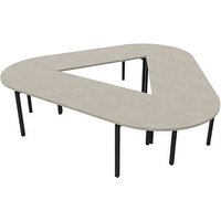 Quadrifoglio Konferenztisch Idea+ beton Trapezform, Vierkantrohr grau, 320,0 x 298,0 x 74,0 cm Quadrifoglio Konferenztisch Idea+ beton Trapezform, Vierkantrohr grau, 320,0 x 298,0 x 74,0 cm von Quadrifoglio