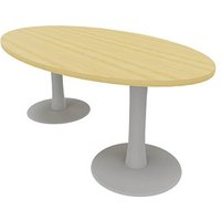 Quadrifoglio Konferenztisch Idea+ buche oval, Säulenfuß alu, 200,0 x 110,0 x 74,0 cm Quadrifoglio Konferenztisch Idea+ buche oval, Säulenfuß alu, 200,0 x 110,0 x 74,0 cm von Quadrifoglio