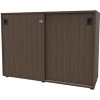 Quadrifoglio Schiebetürenschrank Idea, IDEC07B/ECECR eukalyptus 1 Fachboden 120,0 x 42,6 x 86,0 cm von Quadrifoglio