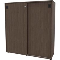 Quadrifoglio Schiebetürenschrank Idea, IDEC07M/ECECR eukalyptus 2 Fachböden 120,0 x 42,6 x 131,0 cm von Quadrifoglio