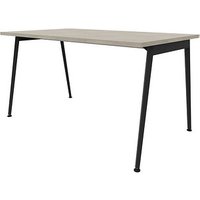 Quadrifoglio X3 Schreibtisch beton rechteckig 140,0 x 80,0 cm von Quadrifoglio