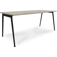 Quadrifoglio X3 Schreibtisch beton rechteckig, 4-Fuß-Gestell grau 180,0 x 80,0 cm von Quadrifoglio