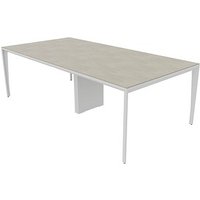 Quadrifoglio Konferenztisch X5 beton rechteckig, 4-Fuß-Gestell weiß, 240,0 x 120,0 x 75,0 cm Quadrifoglio Konferenztisch X5 beton rechteckig, 4-Fuß-Gestell weiß, 240,0 x 120,0 x 75,0 cm von Quadrifoglio