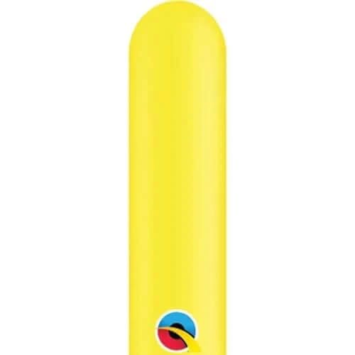 Qualatex 138.729,7 cm 260Q q-pak gelb Latex Modellier Ballon (50 Stück) von Qualatex