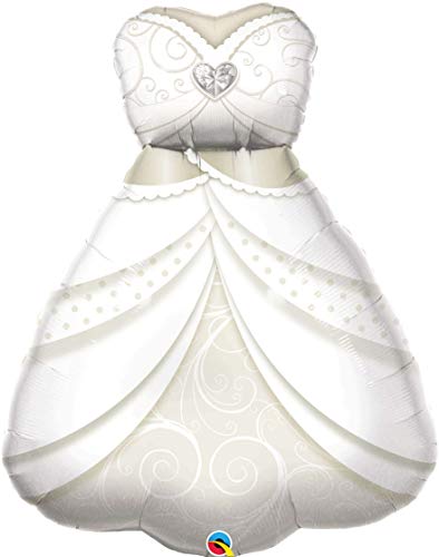 Qualatex 57367 Bräute Hochzeitskleid 38 Zoll Supershape Folienballon Qualatex 57367 Bräute Hochzeitskleid 38 Zoll Supershape Folienballon von Qualatex