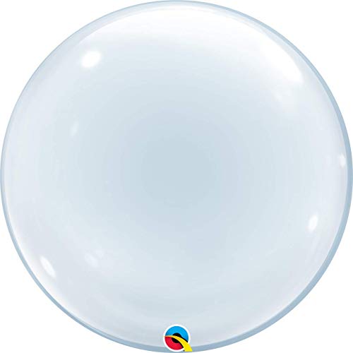 Qualatex 68825 61 cm großer transparenter Deko-Blasen-Ballon. , 24" von Qualatex