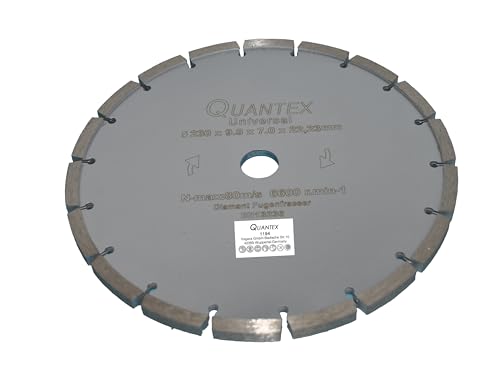 Diamant Frässcheibe Ø 230 mm Segmentstärke 9,5 mm, Fugenfräser für Mauerwerk und Putz Diamant Frässcheibe Ø 230 mm Segmentstärke 9,5 mm, Fugenfräser für Mauerwerk und Putz von Quantex