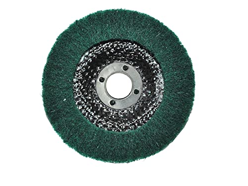 Polierrad 125mm für Winkelschleifer - Poliervlies in Körnung 180 - GRÜN. von Quantex