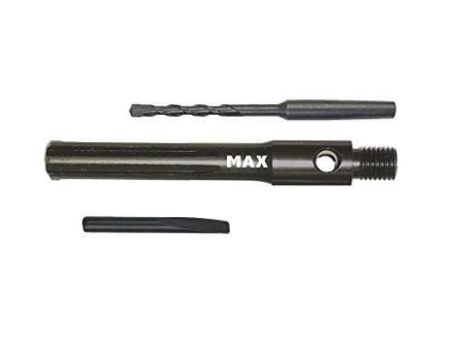 SDS-Max Adapter/Verlängerung M16, 150mm, inkl Zentrierbohrer und Auswurfkeil für Diamant Hohlbohrkrone Laser geschweißt, Bohrkrone, Lochbohrer, Kernbohrer, Kernbohrkrone, Steckdosenbohrer von Quantex