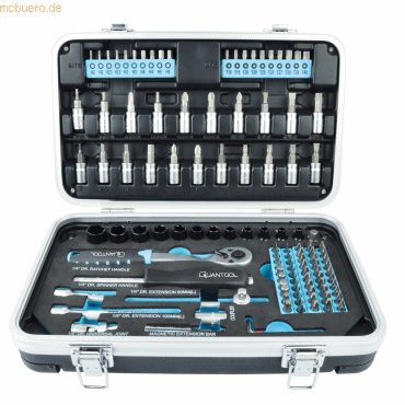 Quantool Steckschlüssel-/Bitsatz Q25003 116-teilig von Quantool