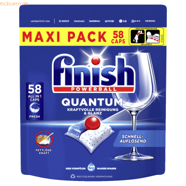 Quantum Spülmaschinentabs Quantum Fresh 3282477 58 Stück von Quantum