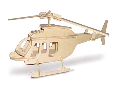 Quay Bell 206 Helikopter Holzbausatz FSC von Quay
