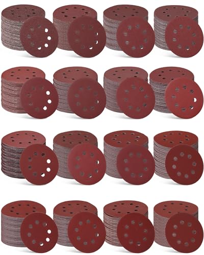 Queekay 350 Stück 12,7 cm 8 Löcher Schleifscheiben Rund Klett Schleifpapier für Exzenterschleifer 60 80 100 120 150 180 220 240 320 400 600 800 1000 1200 1500 2000 Körnung Queekay 350 Stück 12,7 cm 8 Löcher Schleifscheiben Rund Klett Schleifpapier für Exzenterschleifer 60 80 100 120 150 180 220 240 320 400 600 800 1000 1200 1500 2000 Körnung von Queekay