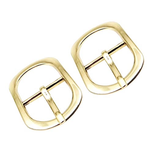 Queenbox 2 Stück 38 mm Rollschnallen aus Metall, rechteckige Schnalle aus Zinklegierung mit Einzelzinken, Gurtversteller für Taschen, Ledergürtel, Gepäck, Golden Queenbox 2 Stück 38 mm Rollschnallen aus Metall, rechteckige Schnalle aus Zinklegierung mit Einzelzinken, Gurtversteller für Taschen, Ledergürtel, Gepäck, Golden von Queenbox