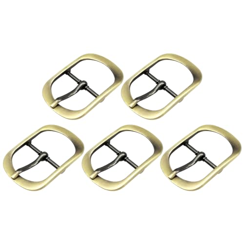 Queenbox 5 Stück 15 mm Metall-Dornschnalle, Gürtelschnallen mit Mittelstift, Einzeldornschnalle für Lederhandwerk, Taschen, Kleidung, Gürtel, Antikmessing Queenbox 5 Stück 15 mm Metall-Dornschnalle, Gürtelschnallen mit Mittelstift, Einzeldornschnalle für Lederhandwerk, Taschen, Kleidung, Gürtel, Antikmessing von Queenbox