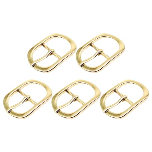 Queenbox 5 Stück 15 mm Metall-Dornschnalle, Gürtelschnallen mit Mittelstift, Einzeldornschnalle für Lederhandwerk, Taschen, Kleidung, Gürtel, Gold Queenbox 5 Stück 15 mm Metall-Dornschnalle, Gürtelschnallen mit Mittelstift, Einzeldornschnalle für Lederhandwerk, Taschen, Kleidung, Gürtel, Gold von Queenbox
