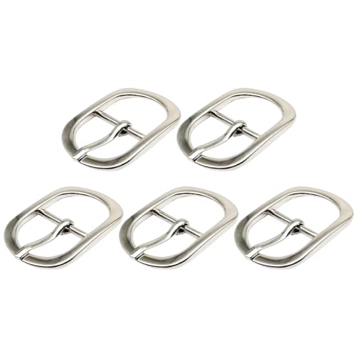 Queenbox 5 Stück 15 mm Metall-Dornschnalle, Gürtelschnallen mit Mittelstift, Einzeldornschnalle für Lederhandwerk, Taschen, Kleidung, Gürtel, Silber Queenbox 5 Stück 15 mm Metall-Dornschnalle, Gürtelschnallen mit Mittelstift, Einzeldornschnalle für Lederhandwerk, Taschen, Kleidung, Gürtel, Silber von Queenbox