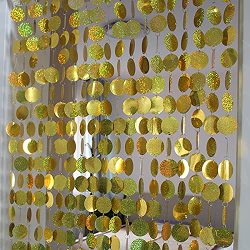 Queenbox 5 Stück 47 Zoll Runder Paillettenvorhang, Streifen, Glitzer, Fransen, Perlen, Quaste, Wandpaneel für Türhintergrund für Hochzeitsfeiern, Laser Gold Queenbox 5 Stück 47 Zoll Runder Paillettenvorhang, Streifen, Glitzer, Fransen, Perlen, Quaste, Wandpaneel für Türhintergrund für Hochzeitsfeiern, Laser Gold von Queenbox